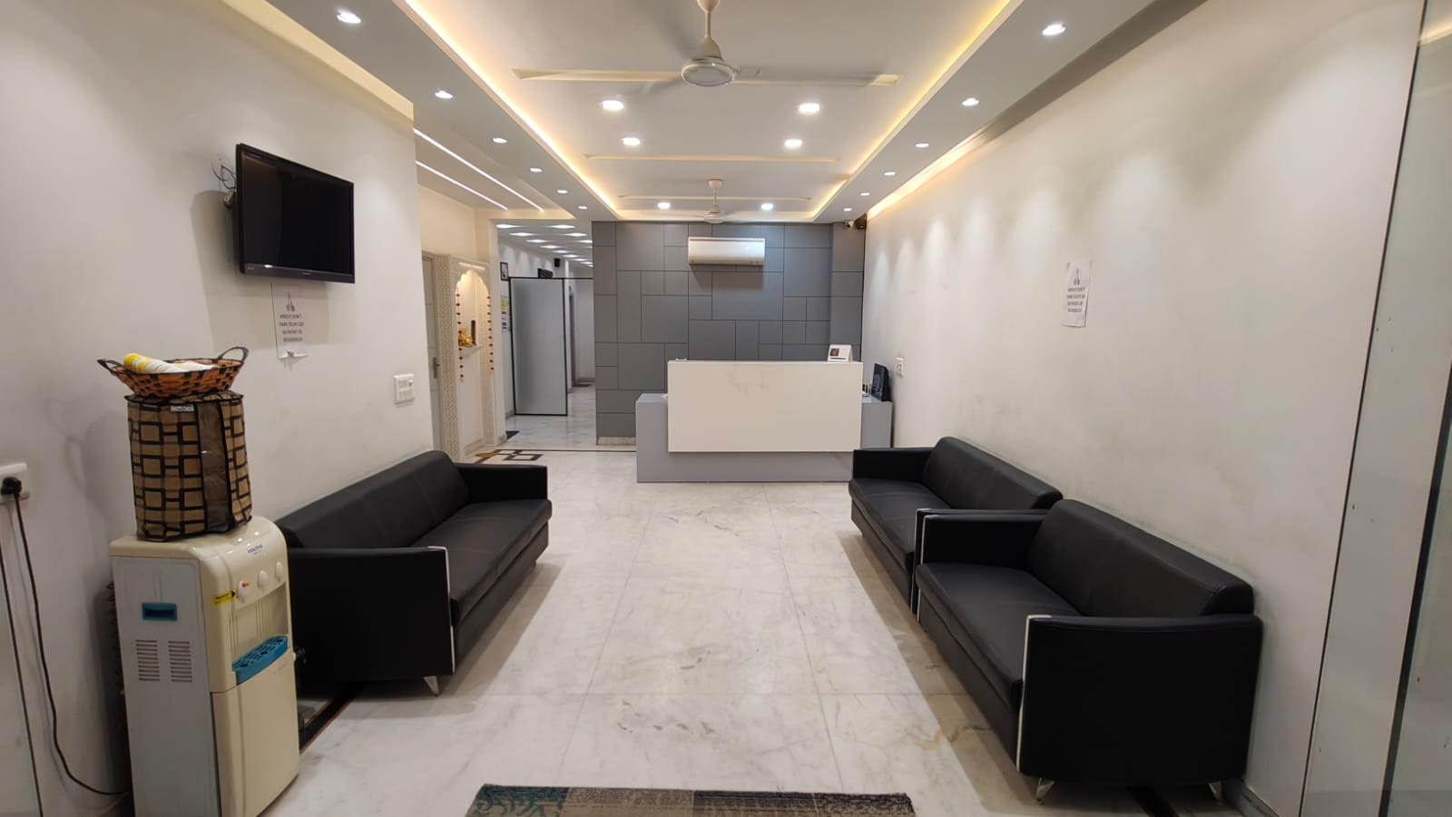 Dr. Shrey Suri's Clinic - Reception & Waiting Area